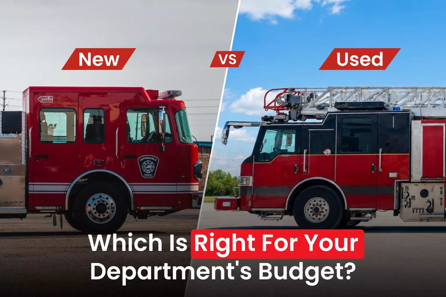 new vs. used fire truck